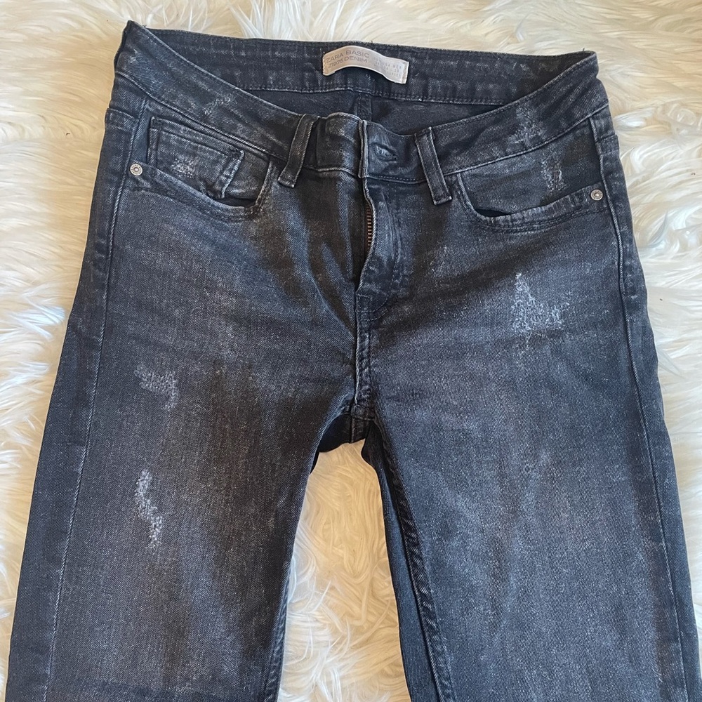 Black High Waisted Skinny Jeans
